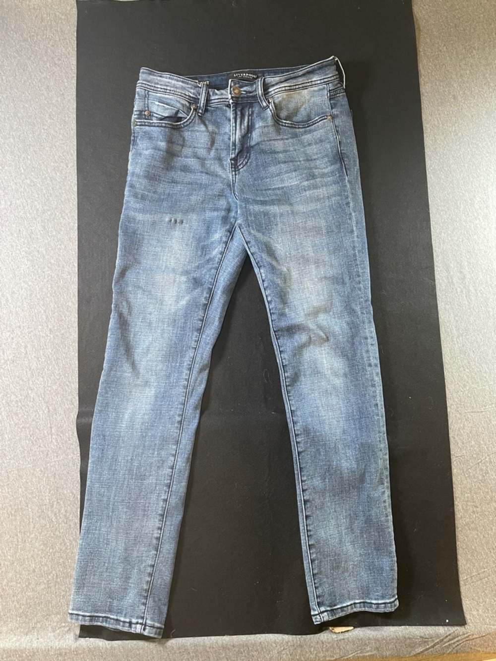 Liverpool Men's Blue Slim Straight Jeans men’s 30x 32